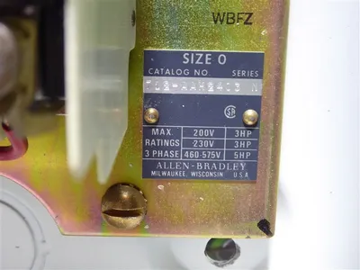 Allen Bradley 712-AAH2403 Fusible Combination Starter Size 0 5 HP Used