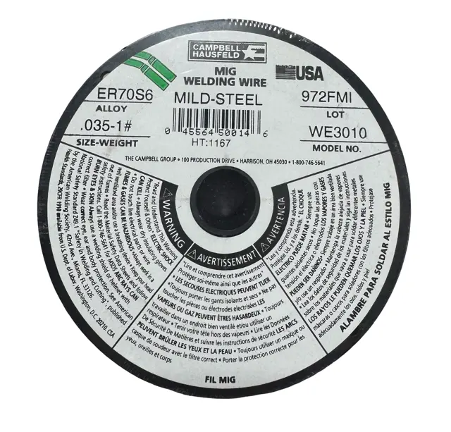 Campbell Hausfeld .035" MIG Welding Wire, 1 lb, Mild-Steel USA Made