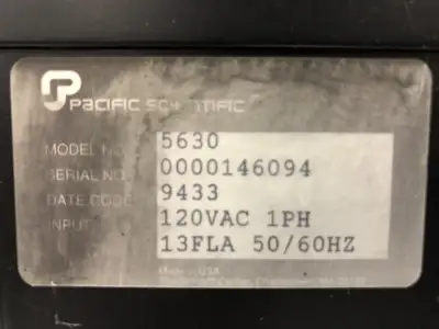 Used PACIFIC SCIENTIFIC 5630 Misc Electrical & Power Parts British Columbia CA | Lenmark #253620