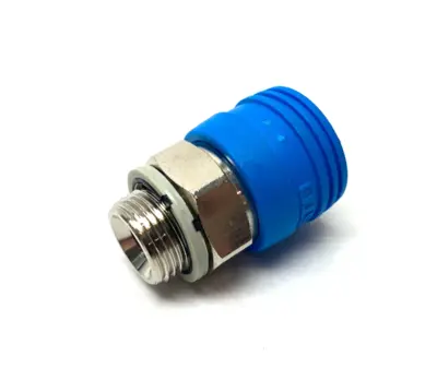 USED FESTO QUICK-COUPLING SOCKET 3/8 THREAD 10MM TUBE OD