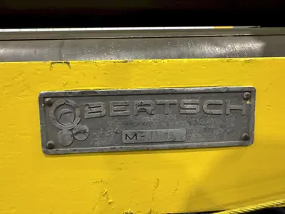 10' X 1/4" BERTSCH PLATE BENDING ROLL: YOBRO #23745