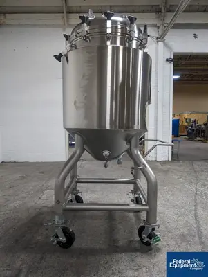 USED A&M Process 500 Liter A&B Process Receiver Tank, 316 S/S, 44/150#