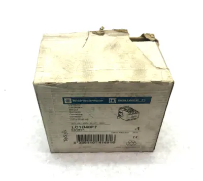 USED SQUARE D, TELEMECANIQUE TESYS NONREVERSING IEC CONTACTOR 3-POLE 40A