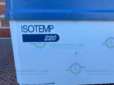 USED FISHER SCIENTIFIC ISOTEMP 220 DIGITAL TEMP CONTROL WATER BATH AMBIENT TO 100°C