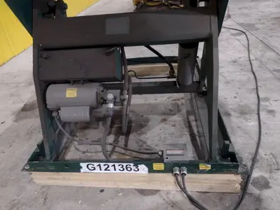 60" X 48" X 3500 LB SOUTHWORTH MODEL #LS4-36 DOUBLE ROLLER TOP LIFT TABLE, 110V SINGLE PHASE: STOCK #20926