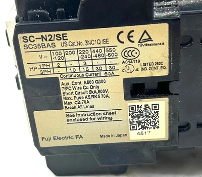USED FUJI ELECTRIC SC-N2/SE