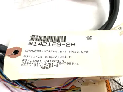 USED YASKAWA MOTOMAN WIRING HARNESS, B/T-AXIS/ UP6