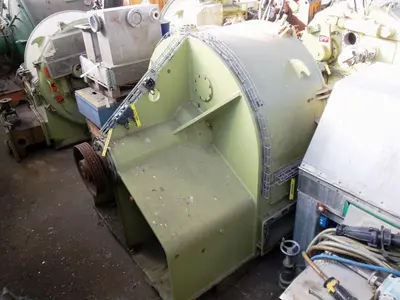 Krauss-Maffei HZ 125 peeler centrifuge, 316SS.