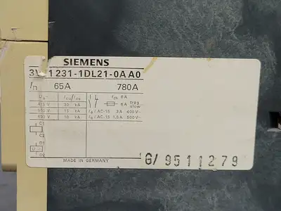 USED SIEMENS 3VF1231-1DL21-0AA0