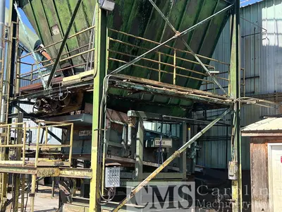 USED COMPLETE WOOD WASTE LINE BMM, CHIPMASTER, PEERLESS