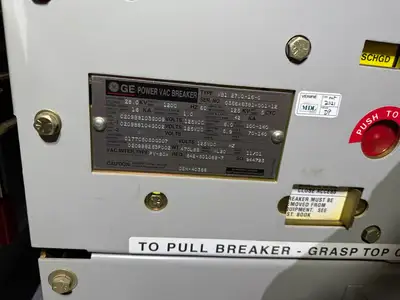 25kV Switchgear Lineup 1200A w/ Power Vac Breaker VB1 27.0-16-0