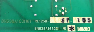 USED MITSUBISHI RL125B-SP-185 CIRCUIT BOARD BN638A163H01 BN638A163G51 E46669711V