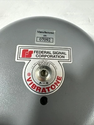 NEW Federal Signal A-6