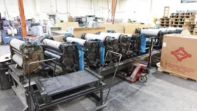 STEVENS 6-Unit (1) Web Offset Press – 26” Web Width – Variable Cutoff Variable Repeat Direct Mail Narrow Web Offset Press | Machinery Solutions Group, Inc. (16)