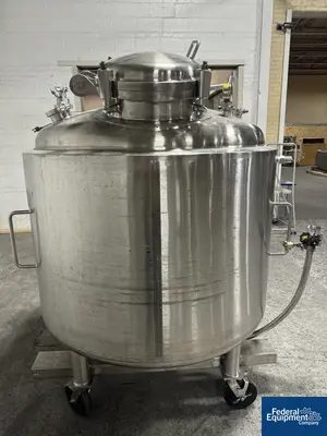 USED Precision 1,200 Liter Precision Stainless Reactor, Hastelloy C276, 45/150#