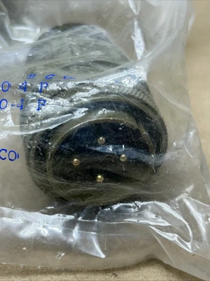 (4) Amphenol 97-3106a-16-10p Male 4 Pin Military Threaded Connectors New In Bags