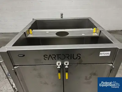 USED Sartorius 1,000 Liter Sartorius Palletank for Mixing Jacketed