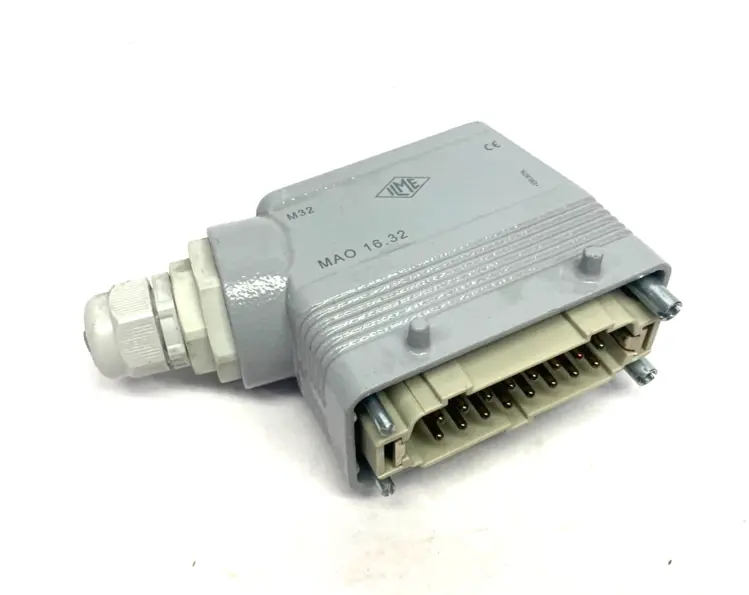 Used ILME CABLE HOOD, C-TYPE, 4-PEGS W/ 16-PIN MALE INSERT Cable & Wire | Maverick Industrial Sales #1105301