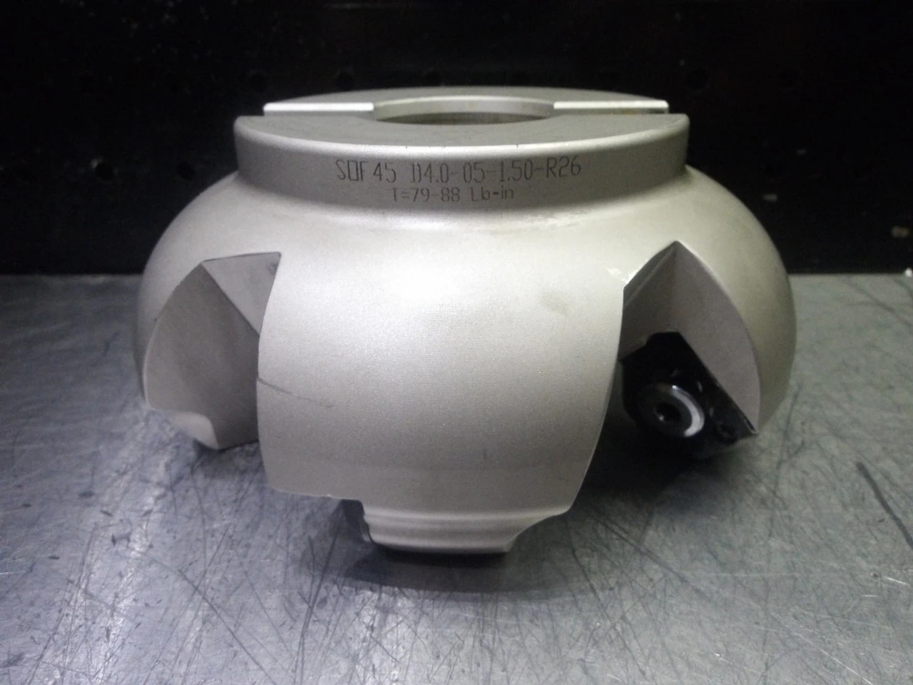 Iscar 4"Coolant Thru Indexable Facemill 1.5" Arbor SOF45 D4.0-05-1.50-R26 (LOC2699A)