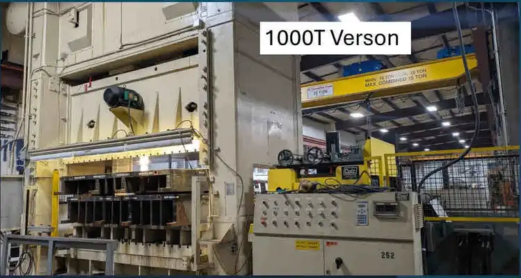 Used VERSON 1000-S2-150-T Straight Side Presses Ontario CA | Avo's Machinery Equipment Inc. #867884