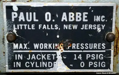 Used PAUL O ABBE 1BSB Double Arm Mixers Illinois US | Aaron Equipment #85309