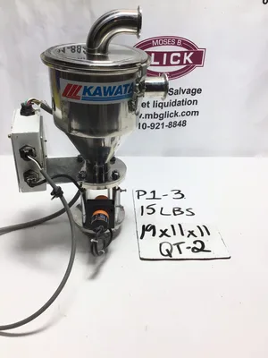 Kawata Dry Material Vacuum Loader Receiver Hopper