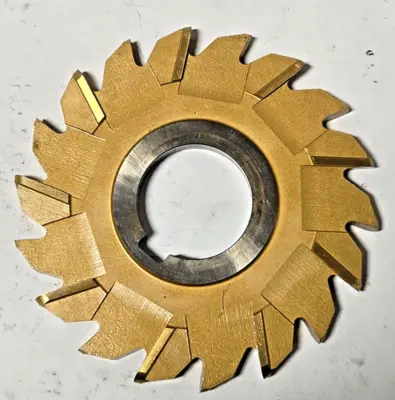 Moon Milling Cutter 4" x 9/32 HIGH SPEED STEEL HSS resharpened