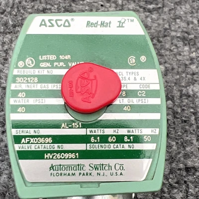 New | in-Stock ASCO HV2609961 Solenoid Valves California US | Davliegogo LLC #1706982