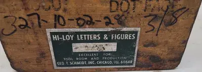USED GEORGE SCHMIDT INC STAMP SET