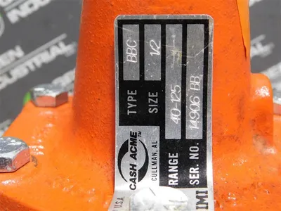 CASH ACME BBC Presure Regulating Valve 1/2"  Range 40-125 Used