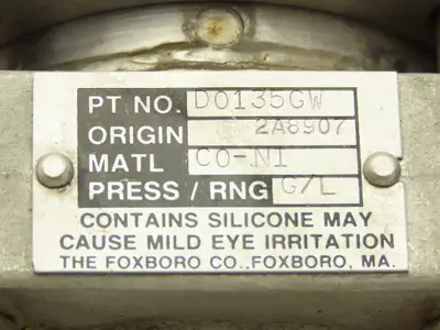 Foxboro 821GM-IS1NH2 EW Electronic Pressure Transmitter 65VDC 600PSI W/Bracket