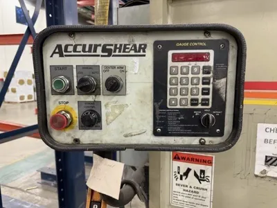 2014 ACCURSHEAR 637512 Shears, Power Squaring (In) | Active Machinery Sales, Inc. (10)