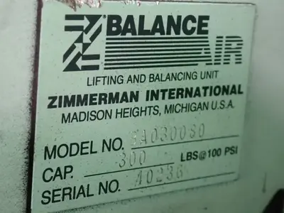 USED Z BALANCE AIR BA030080