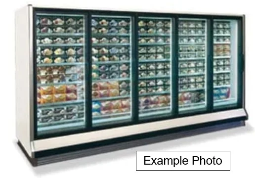 1-0565 Hussmann RL-5U Hybrid 5 Door Freezer Case