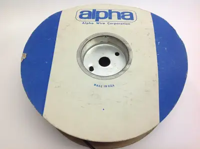 New | in-Stock Alpha Wire 5170 Sleeve Black 100’, Approx, 1/4” Diameter Cable & Wire Michigan US | Maverick Industrial Sales #1495589