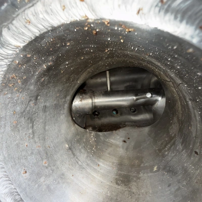 Stainless steel AJax thermo screw 150 mm dia x 1750 mm long