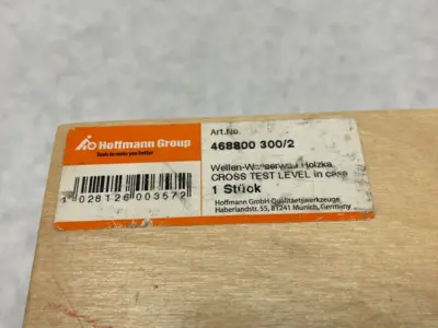 USED STIEFELMAYER, HOFFMANN GROUP SHAFT SPIRIT LEVEL, BASE LENGTH×ACCURACY: 300/2 MM