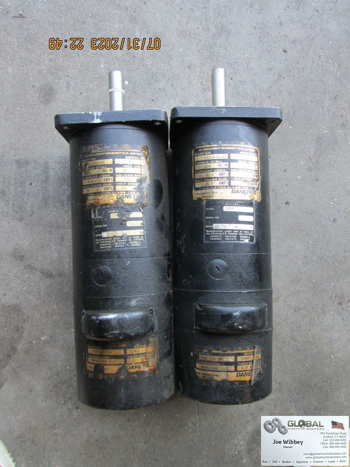 Danetics 557-676-92 permanent magnet dc motors Qt:2