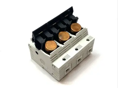 Used Siemens Fuse Holder Class J 60A 600V w/ 3x Bussman LPJ-40SP Fuses Fuse Accessories Michigan US | Maverick Industrial Sales #1389521