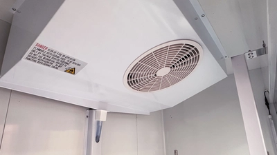 171-0214 53" Two Glass Door Self Contained Cooler