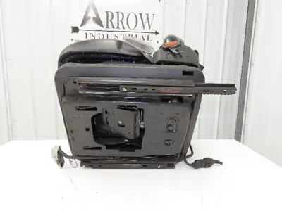 Grammer Forklift Seat Black Vinyl Adjustable Removed From Linde 0015225372