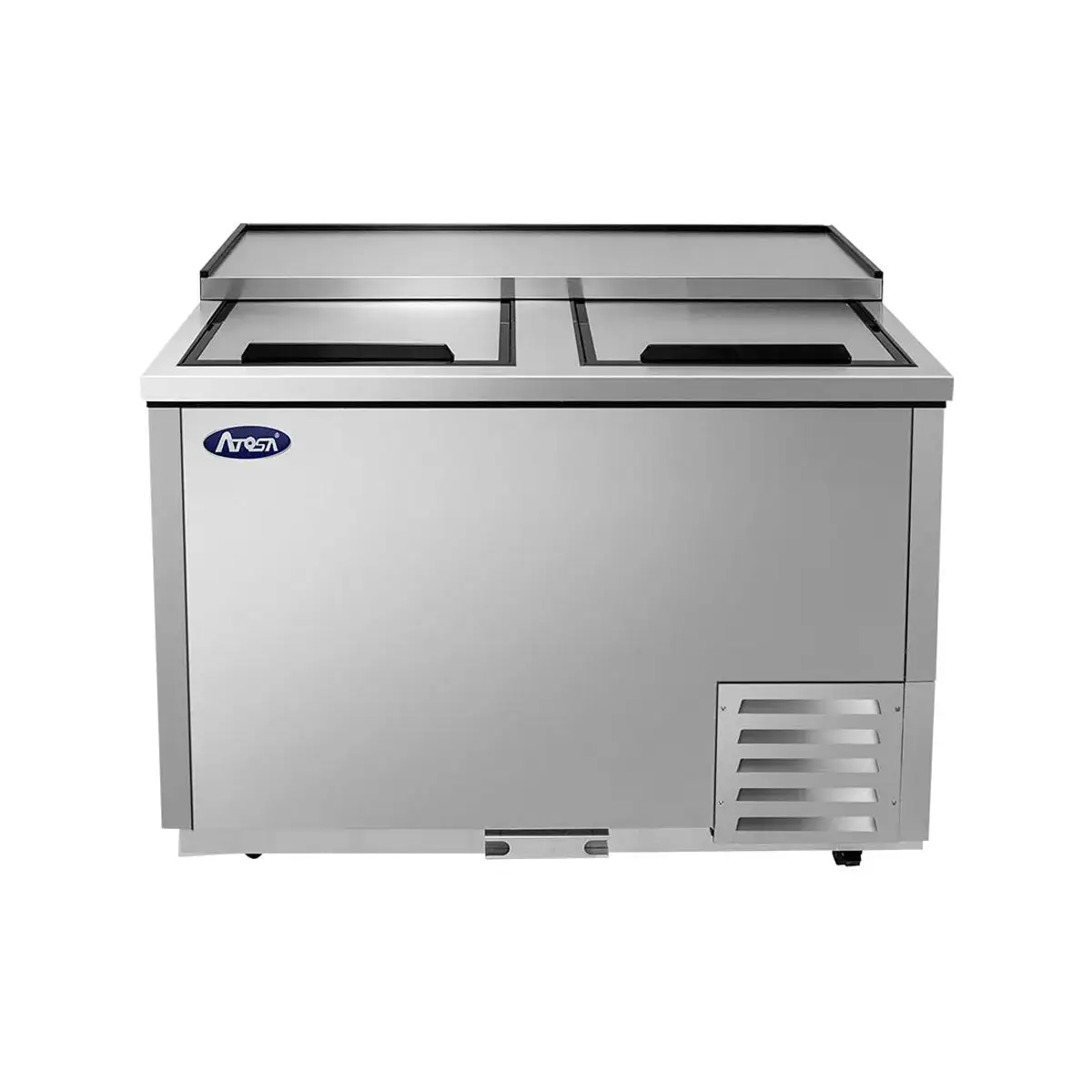 New | in-Stock Atosa New Atosa MBGF48GR 48" Glass Froster Underbar Equipment Illinois US | Falcon Restaurant Supply #1375401