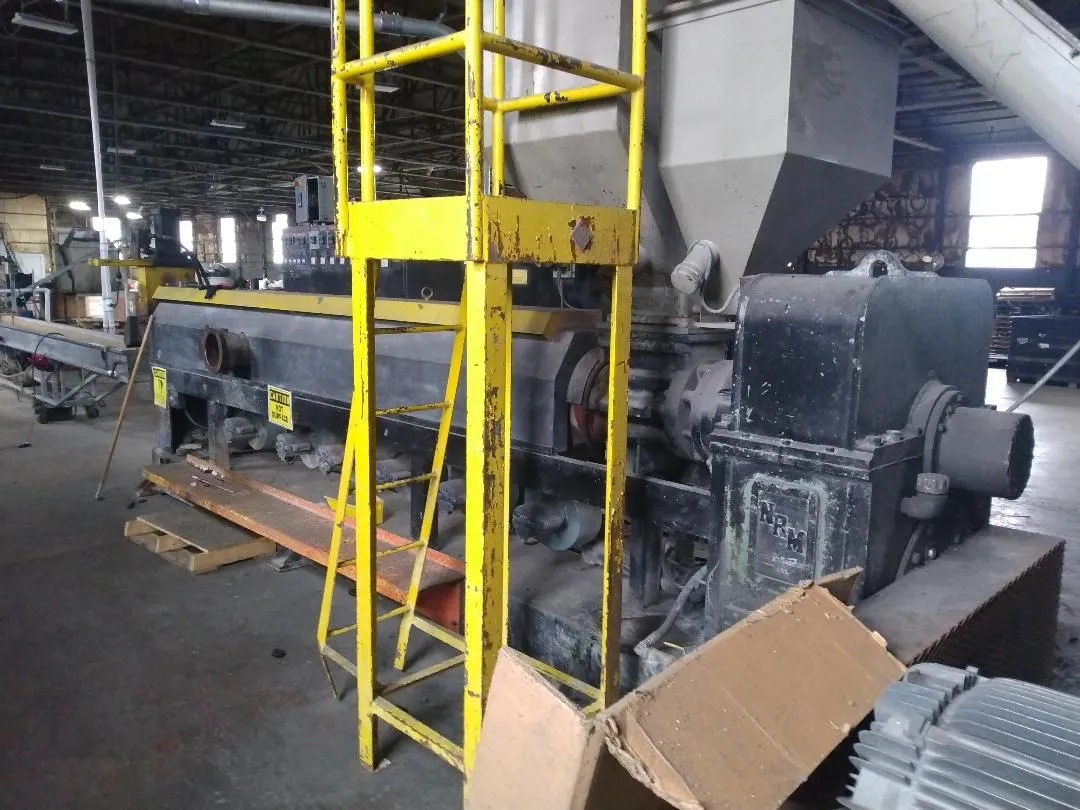 6″ NRM COMPLETE STRAND PELLETIZING LINE – OUTSTANDING PRICE !!!!