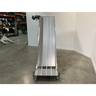 Used 22" Wide Stainless Steel Incline Conveyor - No Belt [PART]