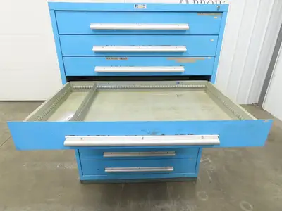 Nu-Era Modular Tool Storage Cabinet 9 Drawer 45x28x61" Stanley Vidmar Lista