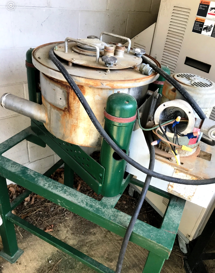 Tolhurst 12 x 6 perforate basket centrifuge, SS.