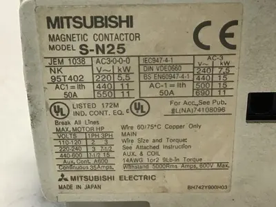 USED MITSUBISHI S-N25
