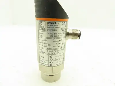 IFM PB5020 Efector Pressure Sensor 20-400 bar LED Display 1/4" NPT
