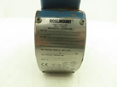 Foxboro 8711TSA010R1N0 Magnetic Flow Meter 1" Flow Tube 740PSI