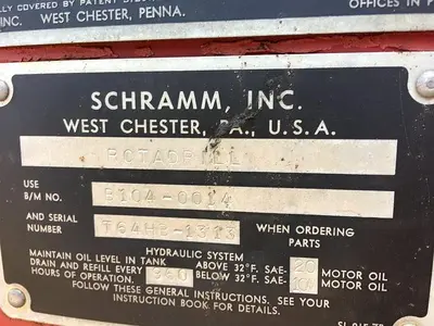 Used SCHRAMM T64HB DRILL RIG Drill Rigs Pennsylvania US | East West Machinery & Drilling #1416544